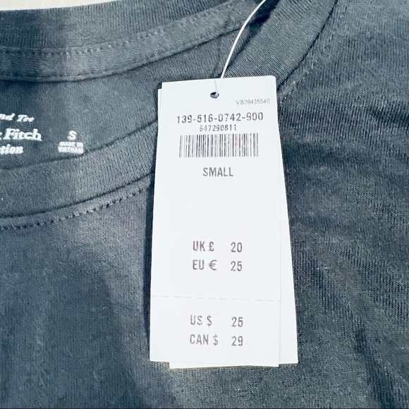 ABERCROMBIE Long sleeve crop tee Soft AF - Picture 5 of 5